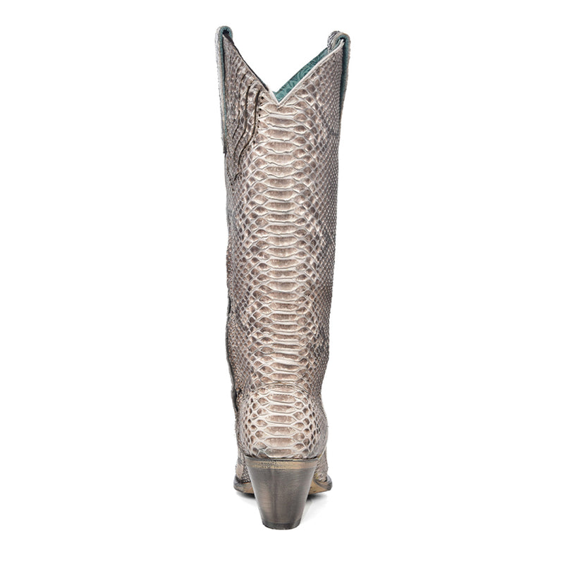 Corral - A3789 -  Genuine Full Python Tall Cowboy Boot