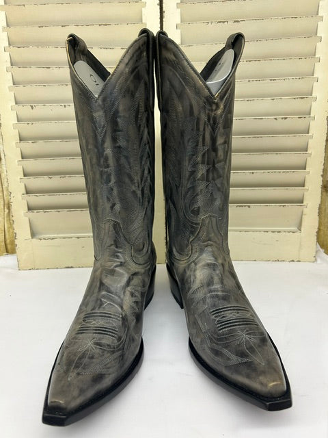 Old Gringo - M175-605 13" Thatch Grey Polished Men's Boots