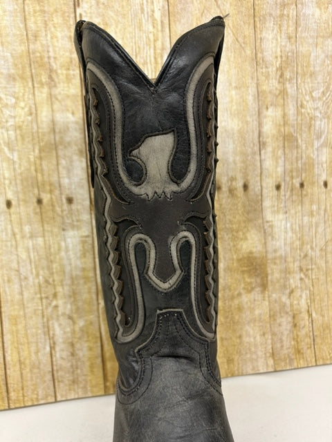Corral C3988 MN Black Eagle Inlay and Embroidery