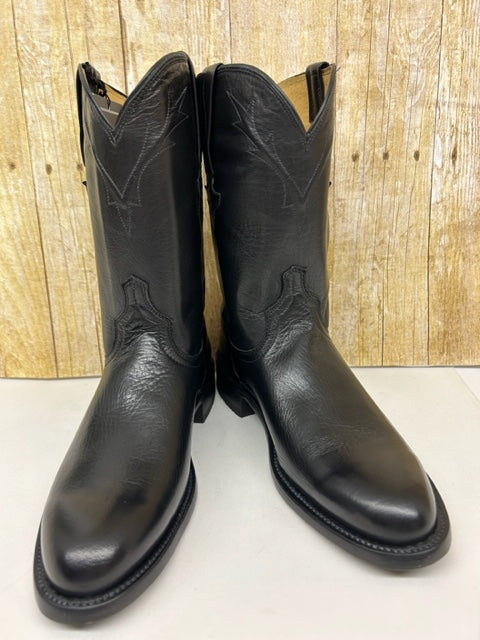 Lucchese - CL6507.C2 Black Buffalo Calf Roper