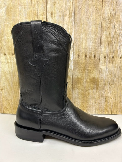 Lucchese - CL6507.C2 Black Buffalo Calf Roper