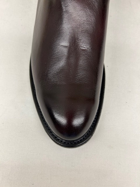 Lucchese - CL6508.C2 Black Cherry Buffalo Calf Roper