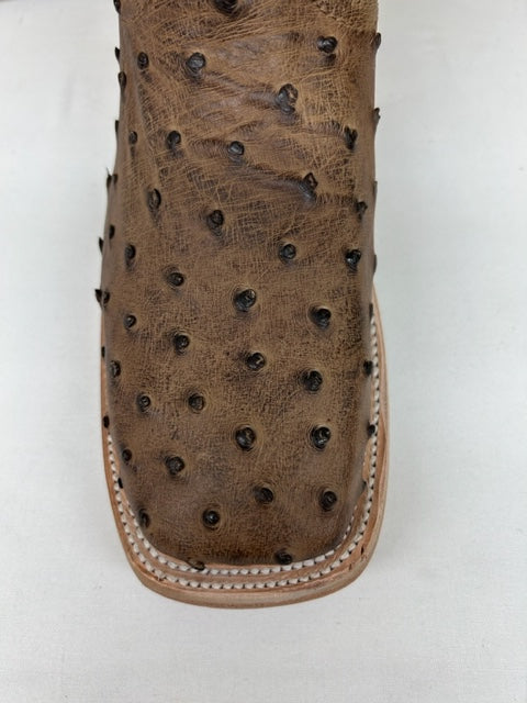 Corral - A4052 Orix/Navy Blue Ostrich  Wide Square Toe
