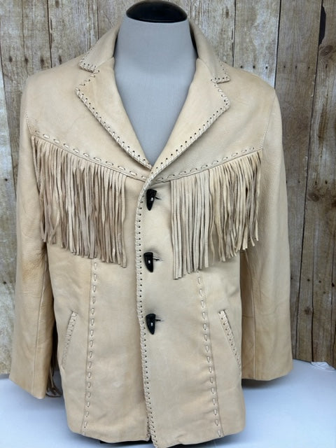 Bootmaster - #422-WL Fringed Lace Western Yoke Deerskin