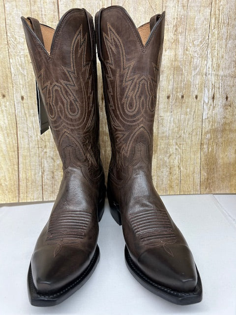 Lucchese - Corbin Chocolate Burnished Mad Dog Goat
