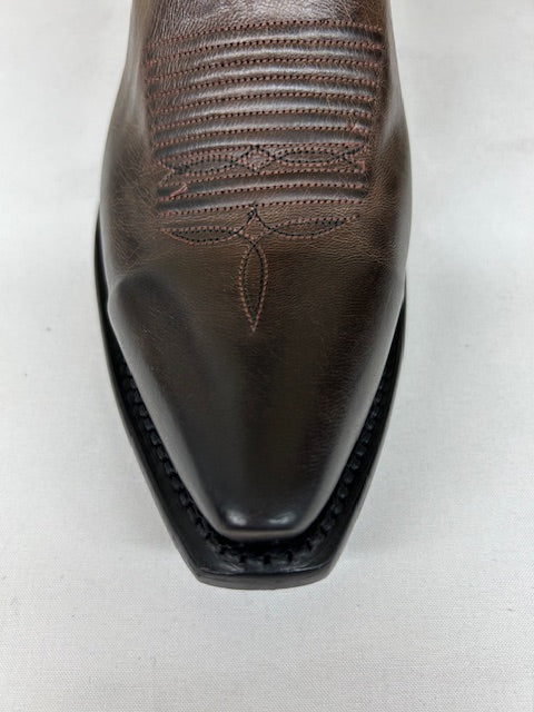 Lucchese - Corbin Chocolate Burnished Mad Dog Goat