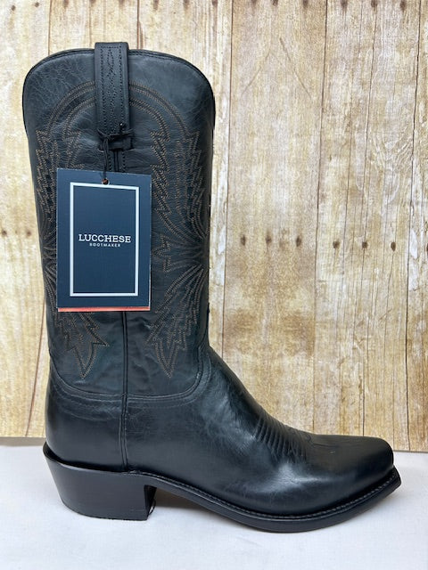 Lucchese - Crayton Black Burnished Mad Dog Goat