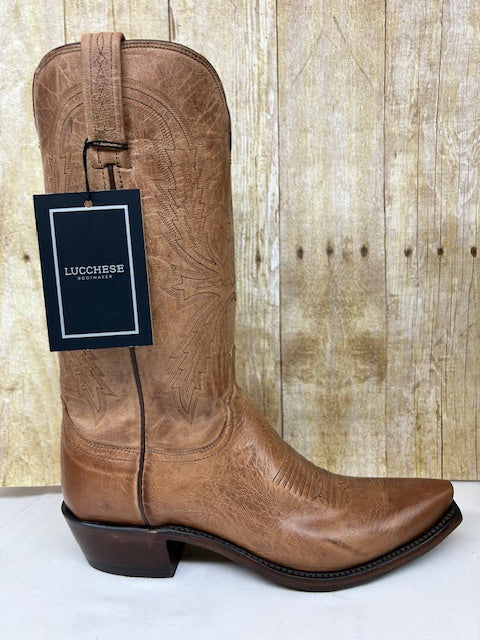Lucchese - Crayton Tan Burnished Mad Dog Goat