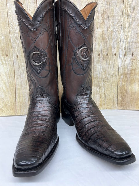 Cuadra - CU376 Chocolate Brown Caiman
