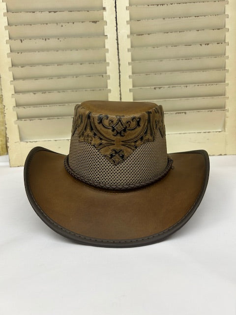 Head'n Home - Sierra Brown Leather Hat