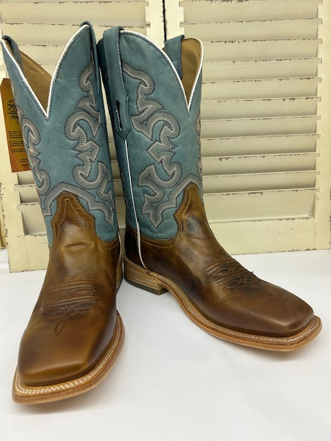 Corral - A4262 Honey/Blue Wide Square Toe