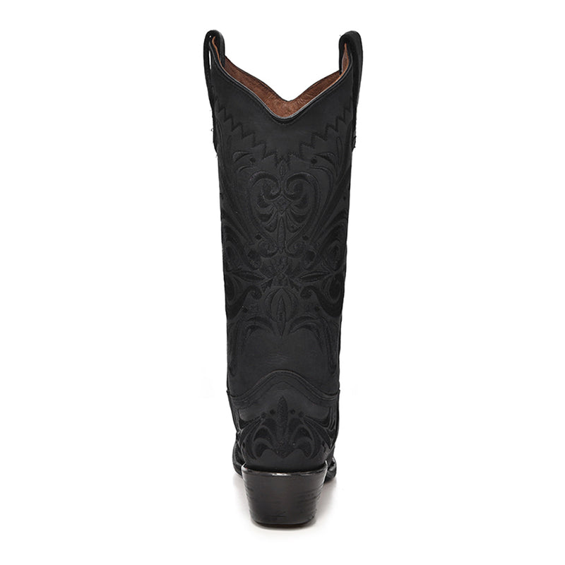 Corral - L5433 - Women’s Embroidery Black Snip Toe Cowboy Boot
