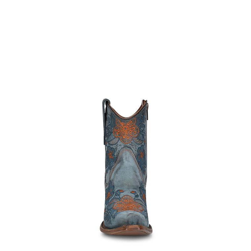 Corral - L5874 -  Blue Jean Embroidery Ankle Boot