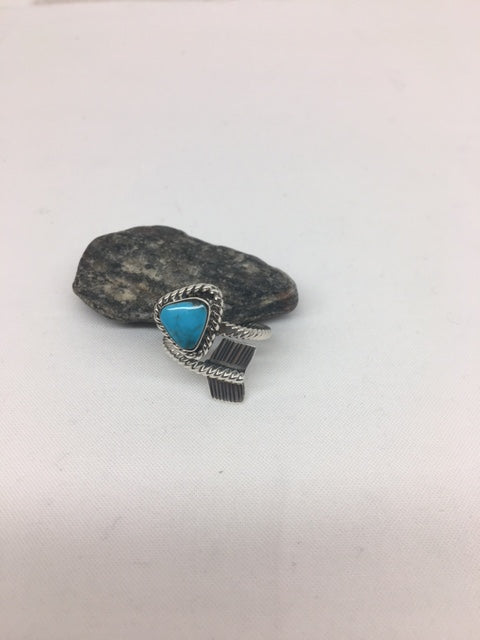 Sterling Silver & Turquoise Arrow Ring