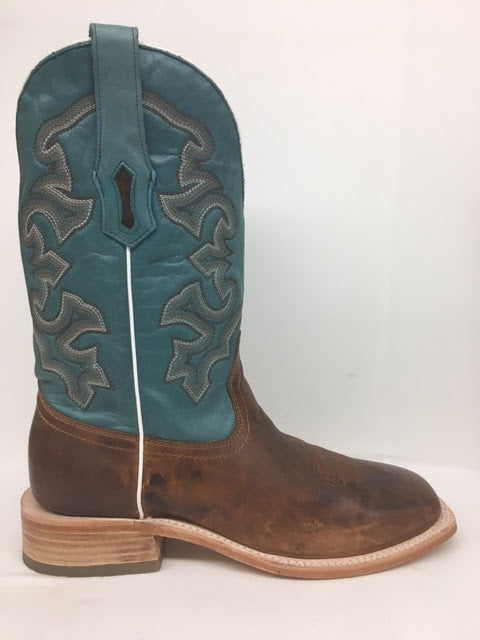 Corral - A4262 Honey/Blue Wide Square Toe