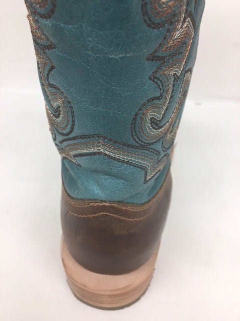 Corral - A4262 Honey/Blue Wide Square Toe