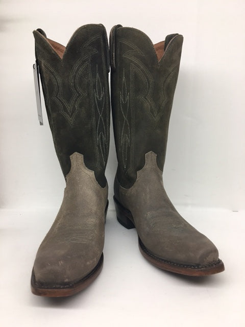 Lucchese - M3432.74 Shell Suede/Olive Cowhide