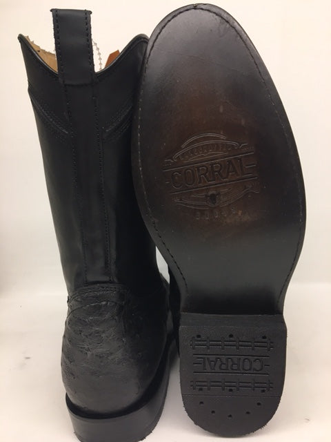 Corral - C3885 Grey Ostrich roper