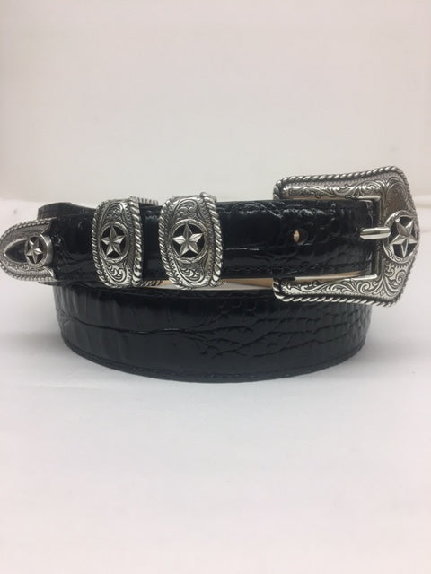 Bootmaster Belt - C42123 5-Country Croc Black