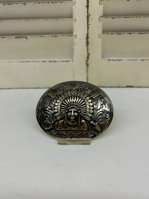 Bootmaster- HC579 "Sonoyta" Indian Chief Buckle