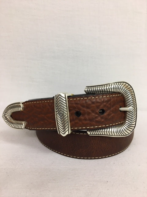 Lejon Belt - 6243 Pickett – Saddle/ Peanut