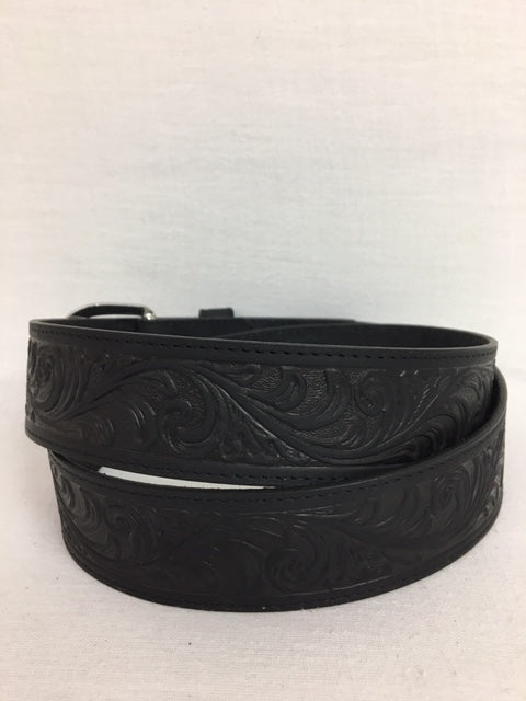 Bootmaster Belt - 53903 Western Scroll Black