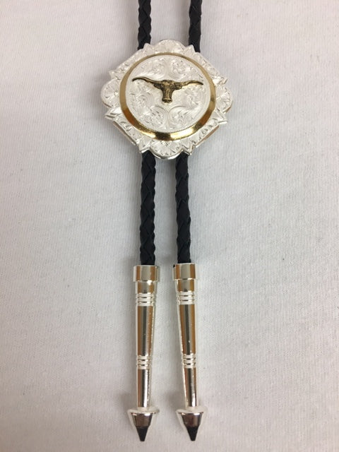 Montana Silversmiths - BT 366-384 Long Horn Bolo