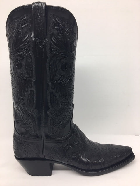 Lucchese - L4613.54 Black Hand Tooled