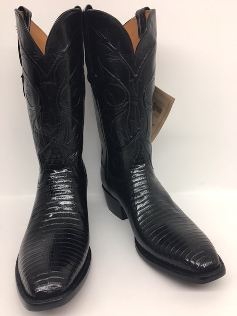 Lucchese - GC9467.13 Black Teju Lizard