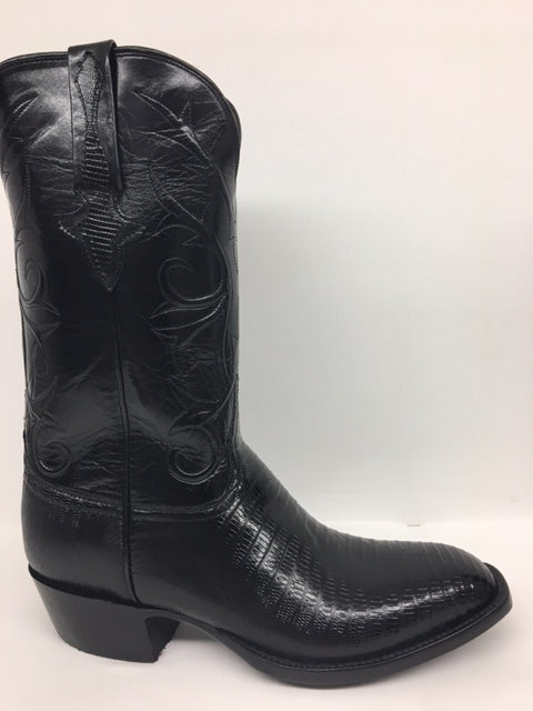 Lucchese - GC9467.13 Black Teju Lizard