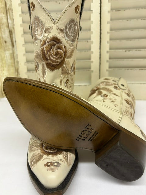 Liberty Black - 7129211D Ginebra Bone Floral Boot