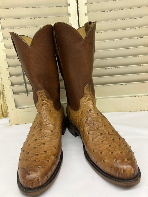 Lucchese -N3036.C2 Barnwood Full Quill Ostrich Roper