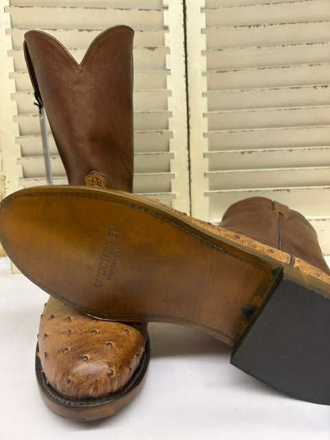 Lucchese -N3036.C2 Barnwood Full Quill Ostrich Roper