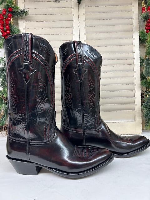 Lucchese - L1509.64 Black Cherry Goat