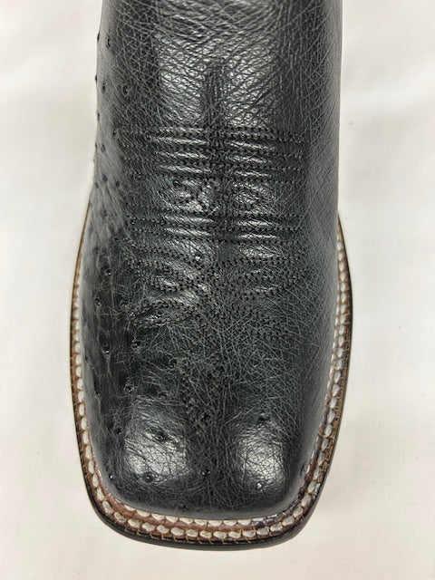 Tony Lama TL5382  Rancho Grey Smooth Ostrich Roper