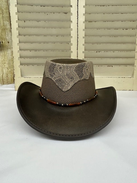 Head'n Home -  Sierra Bomber Taupe Python Print