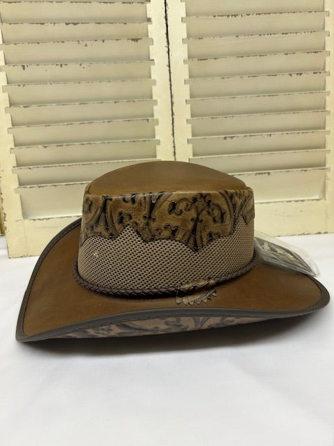 Head'n Home - Sierra Brown Leather Hat