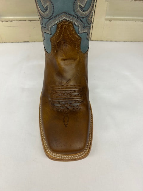 Corral - A4262 Honey/Blue Wide Square Toe