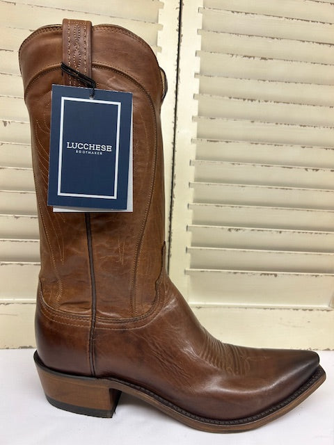 Lucchese -N1596.54  Bart Boot Tan Cowhide Ranch Hand