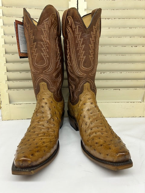 Lucchese - LUKE Style No. N1156.73 Barnwood Full Quill Ostrich