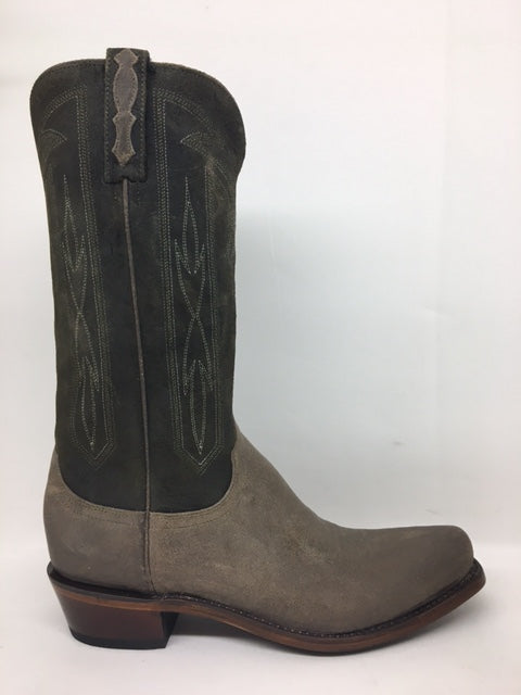 Lucchese - M3432.74 Shell Suede/Olive Cowhide