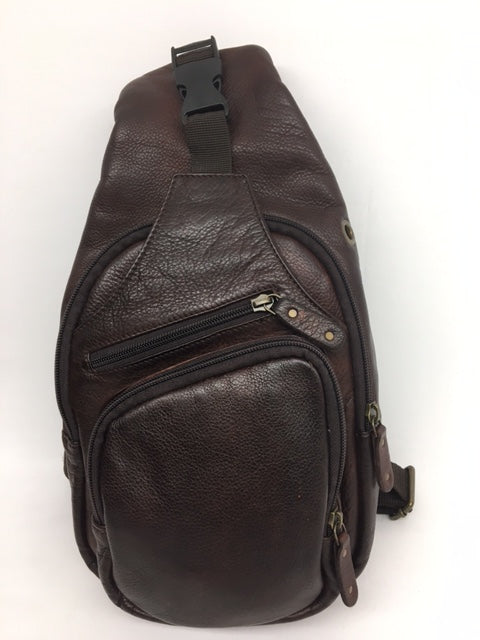 Scully - #929 Chocolate Brown Leather Sling