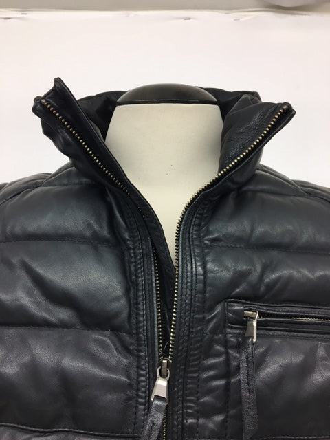Scully - #512 Black Leather Ribbed Jacket
